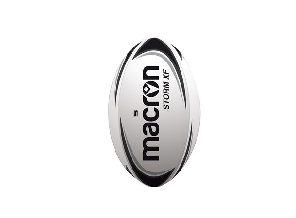 STORM XF Rugby ball  WHT/BLK 4 