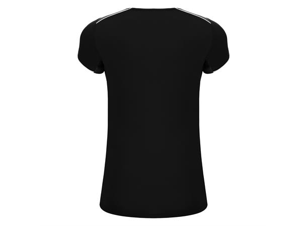 Steel Eco Womans Shirt BLK/WHT XS Teknisk spillerdrakt i ECO-tekstil 
